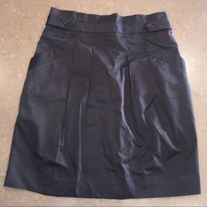 BCBGMaxAzria Black Pocket Straight Skirt - 12